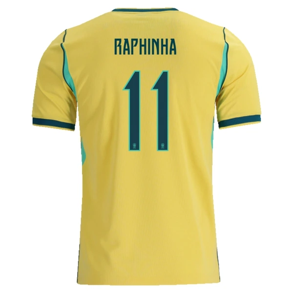 Camiseta Brasil Raphinha 11 Local Mundial 2026 Camiseta Brasil Raphinha 11 Local Mundial 2026