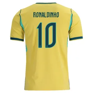 Camiseta Brasil Ronaldinho 10 Local Mundial 2026