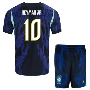 Conjunto Brasil Neymar JR 10 Visitante Mundial 2026 Niño