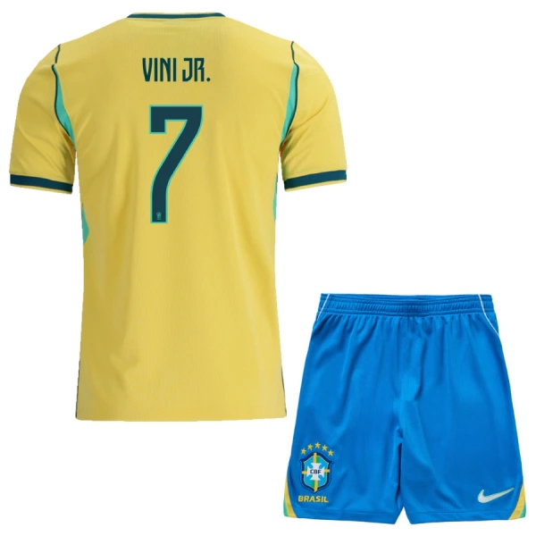 Conjunto Brasil Vinicius Junior 7 Local Mundial 2026 Niño