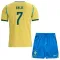 Conjunto Brasil Vinicius Junior 7 Local Mundial 2026 Niño