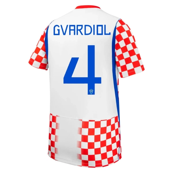 Camiseta Croacia Josko Gvardiol 4 Local Mundial 2026