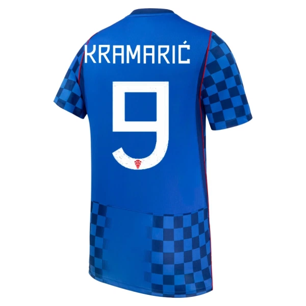 Camiseta Croacia Kramaric 9 Visitante Mundial 2026