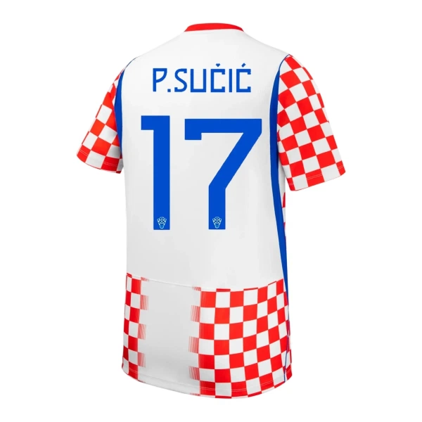 Camiseta Croacia P. Sucic 17 Local Mundial 2026