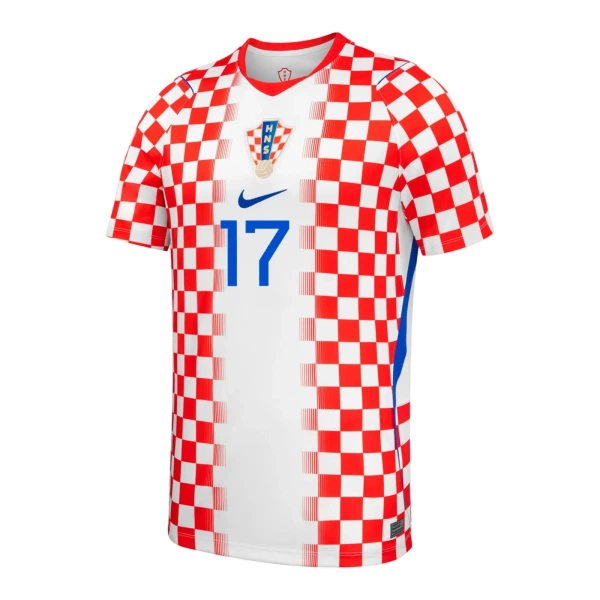 Camiseta Croacia P. Sucic 17 Local Mundial 2026
