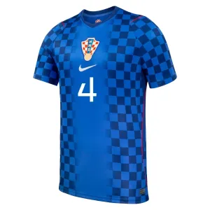 Conjunto Croacia Josko Gvardiol 4 Visitante Mundial 2026 Niño