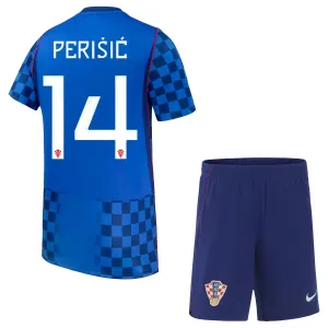 Conjunto Croacia Perisic 14 Visitante Mundial 2026 Niño