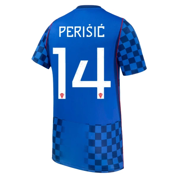 Conjunto Croacia Perisic 14 Visitante Mundial 2026 Niño