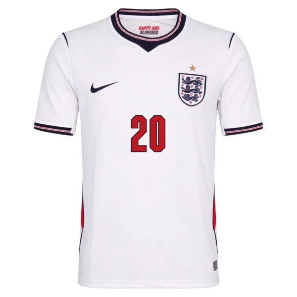 Camiseta Inglaterra Cole Palmer 20 Local Mundial 2026