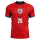 Camiseta Inglaterra Cole Palmer 20 Visitante Mundial 2026