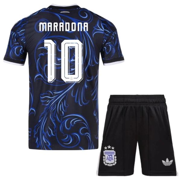 Conjunto Argentina Maradona 10 Visitante Mundial 2026 Niño
