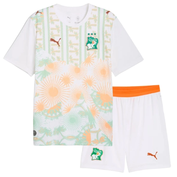 Conjunto Costa de Marfil Visitante Mundial 2026 Niño