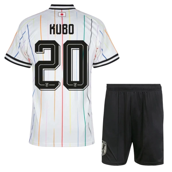 Conjunto Japón Kubo 20 Visitante Mundial 2026 Niño