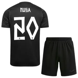 Conjunto Noruega Nusa 20 Visitante Mundial 2026 Niño