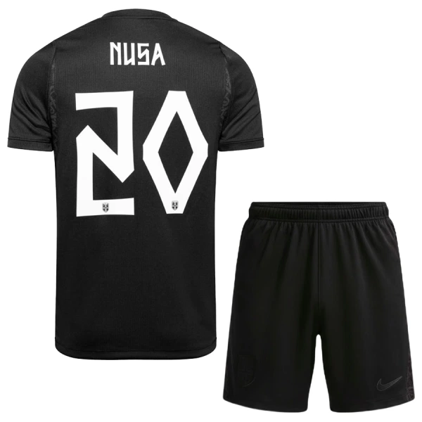 Conjunto Noruega Nusa 20 Visitante Mundial 2026 Niño Conjunto Noruega Nusa 20 Visitante Mundial 2026 Niño