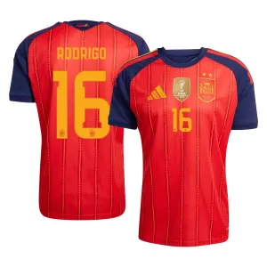 Camiseta España 2 Stars Rodrigo 16 Local Mundial 2026