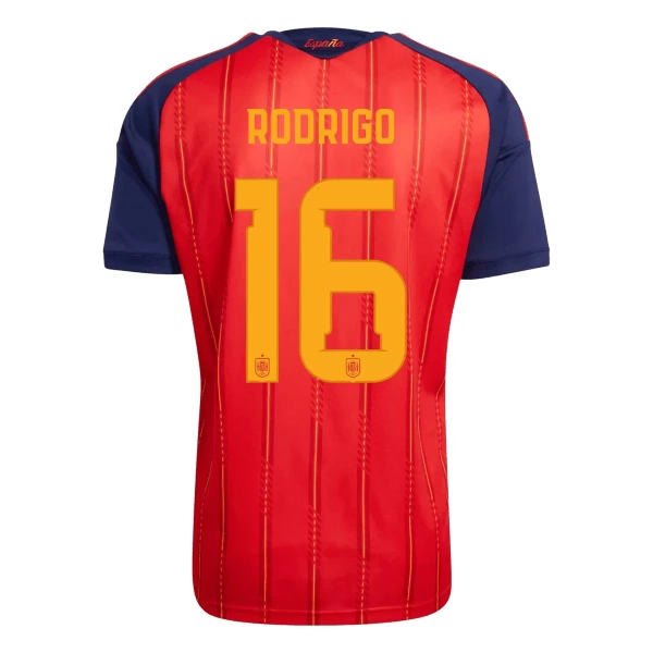Camiseta España 2 Stars Rodrigo 16 Local Mundial 2026