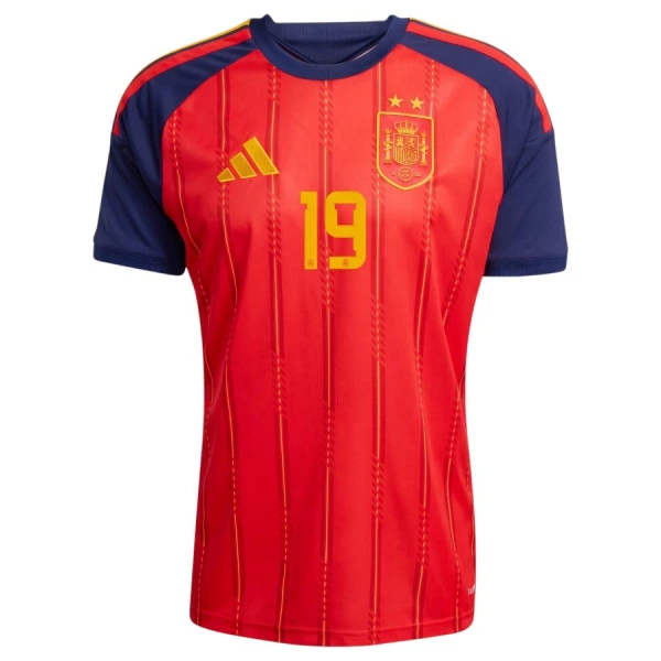 Conjunto España 2 Stars Lamine Yamal 19 Local Mundial 2026 Niño