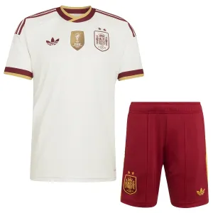 Conjunto España 2 Stars Visitante Mundial 2026 Niño