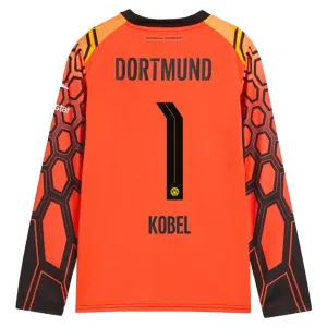 Camiseta Borussia Dortmund Gregor Kobel 1 Local Portero 2026/2027 Naranja Manga Larga