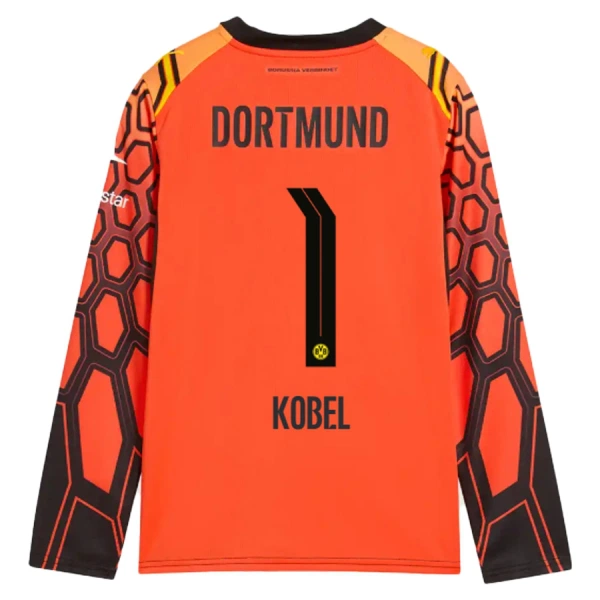 Camiseta Borussia Dortmund Gregor Kobel 1 Local Portero 2026/2027 Naranja Manga Larga Camiseta Borussia Dortmund Gregor Kobel 1 Local Portero 2026/2027 Naranja Manga Larga