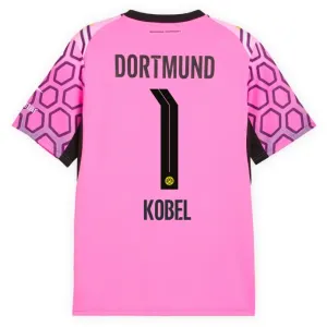 Camiseta Borussia Dortmund Gregor Kobel 1 Visitante Portero 2026/2027 Rosa