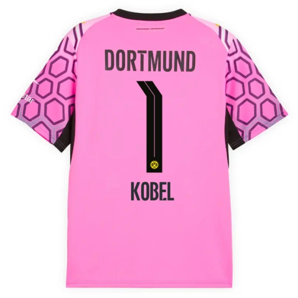 Camiseta Borussia Dortmund Gregor Kobel 1 Visitante Portero 2026/2027 Rosa Camiseta Borussia Dortmund Gregor Kobel 1 Visitante Portero 2026/2027 Rosa