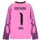Camiseta Borussia Dortmund Gregor Kobel 1 Visitante Portero 2026/2027 Rosa Manga Larga
