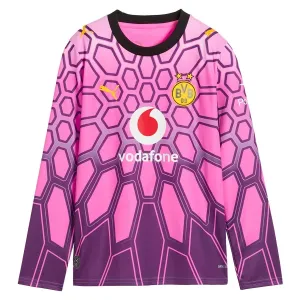 Camiseta Borussia Dortmund Visitante Portero 2026/2027 Rosa Manga Larga