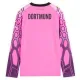 Camiseta Borussia Dortmund Visitante Portero 2026/2027 Rosa Manga Larga