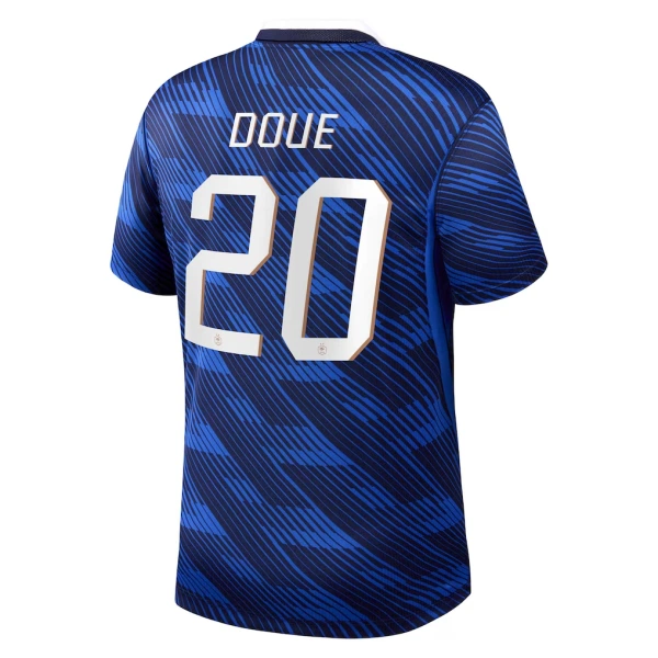 Camiseta Francia Désiré Doué 20 Local Mundial 2026
