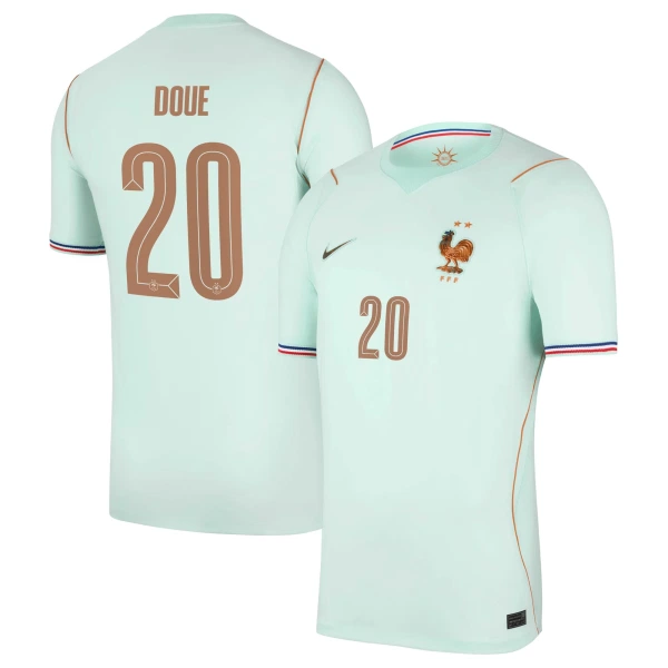 Camiseta Francia Désiré Doué 20 Visitante Mundial 2026 Camiseta Francia Désiré Doué 20 Visitante Mundial 2026