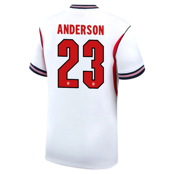Camiseta Inglaterra Elliot Anderson 23 Local Mundial 2026 Camiseta Inglaterra Elliot Anderson 23 Local Mundial 2026