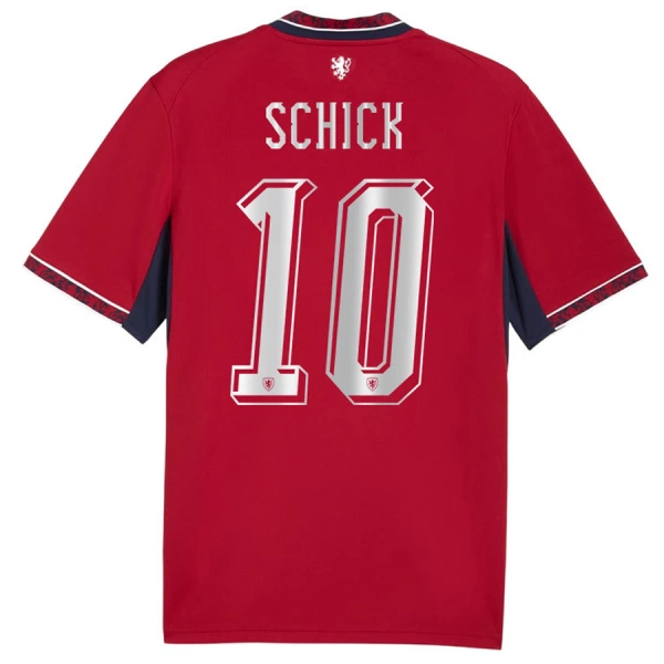 Camiseta República Checa Schick 10 Local Mundial 2026