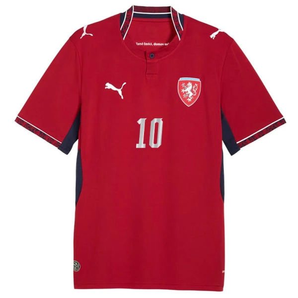 Camiseta República Checa Schick 10 Local Mundial 2026