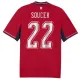 Camiseta República Checa Soucek 22 Local Mundial 2026 Camiseta República Checa Soucek 22 Local Mundial 2026