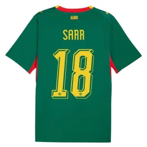 Camiseta Senegal Sarr 18 Visitante Mundial 2026