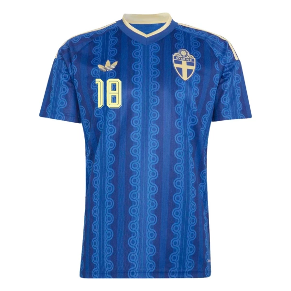 Camiseta Suecia Ayari 18 Visitante Mundial 2026