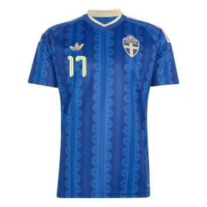 Camiseta Suecia Viktor Gyökeres 17 Visitante Mundial 2026