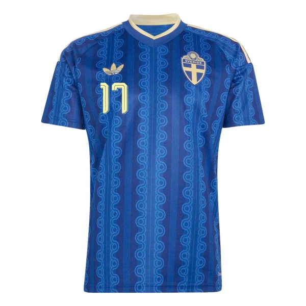 Camiseta Suecia Viktor Gyökeres 17 Visitante Mundial 2026