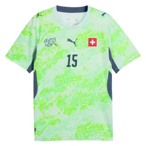 Camiseta Suiza Djibril Sow 15 Visitante Mundial 2026