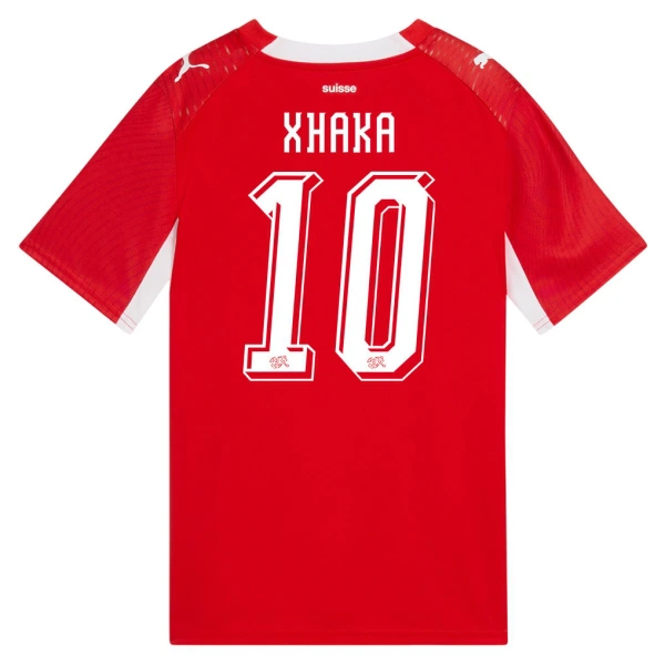 Camiseta Suiza Granit Xhaka 10 Local Mundial 2026