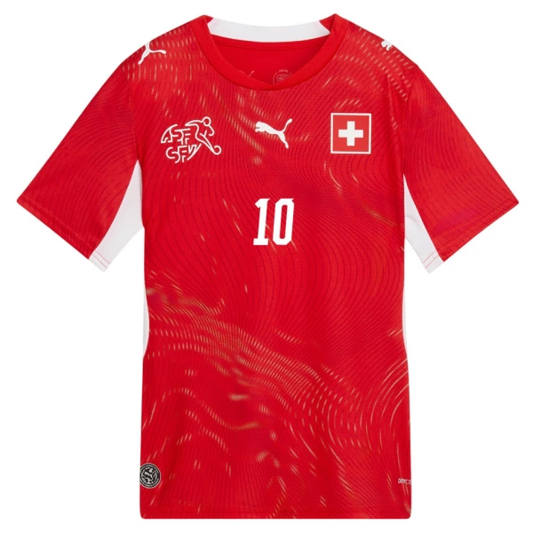 Camiseta Suiza Granit Xhaka 10 Local Mundial 2026