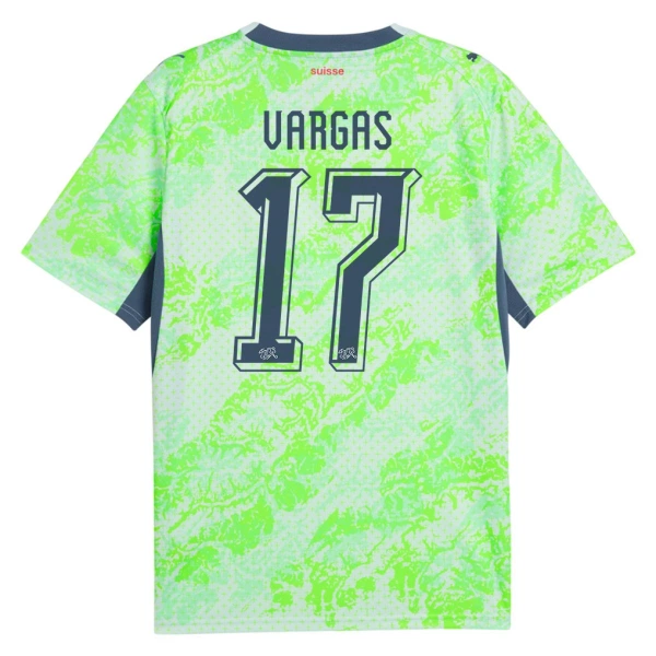 Camiseta Suiza Vargas 17 Visitante Mundial 2026 Camiseta Suiza Vargas 17 Visitante Mundial 2026