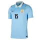 Camiseta Uruguay Federico Valverde 15 Local Mundial 2026