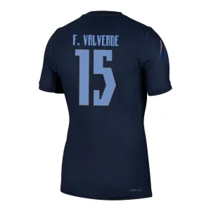 Camiseta Uruguay Federico Valverde 15 Visitante Mundial 2026