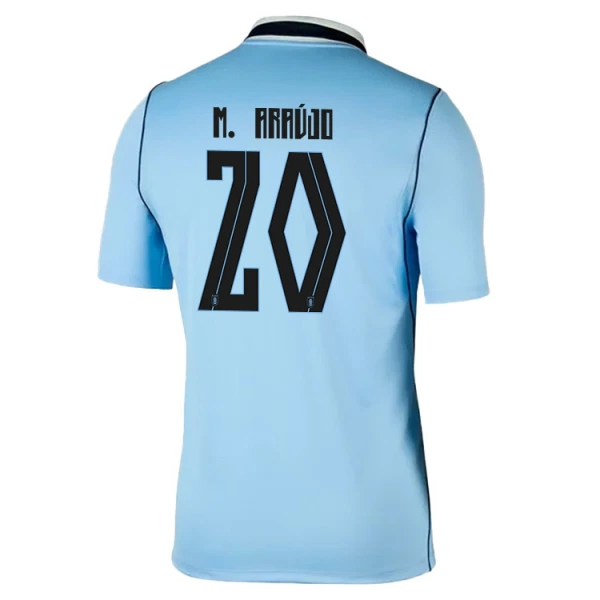 Camiseta Uruguay Maximiliano Araujo 20 Local Mundial 2026 Camiseta Uruguay Maximiliano Araujo 20 Local Mundial 2026