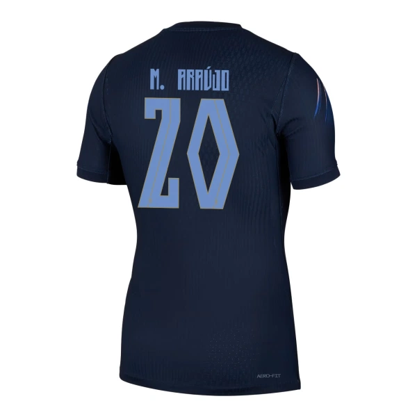 Camiseta Uruguay Maximiliano Araujo 20 Visitante Mundial 2026 Camiseta Uruguay Maximiliano Araujo 20 Visitante Mundial 2026