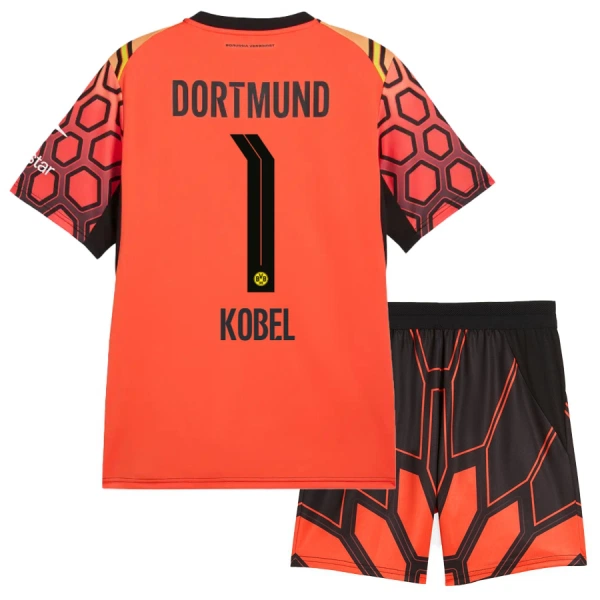 Conjunto Borussia Dortmund Gregor Kobel 1 Local Portero 2026/2027 Niño Naranja Conjunto Borussia Dortmund Gregor Kobel 1 Local Portero 2026/2027 Niño Naranja