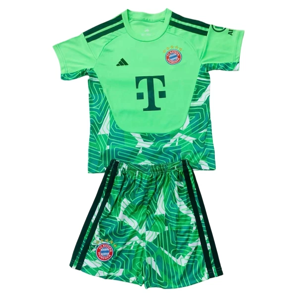 Conjunto FC Bayern Múnich Portero 2026/2027 Niño Verde Conjunto FC Bayern Múnich Portero 2026/2027 Niño Verde